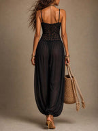 Beatrice | Tuta Harem in Pizzo e Chiffon