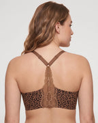 Bralette de Encaje con Escote V y Espalda Nadadora