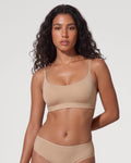 Bralette Sin Costuras Sin Relleno con Escote Redondo