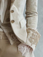 Constance | Blazer Marfil Bordado Sastre