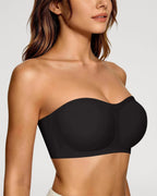 Sujetador Sin Tirantes Antideslizante Push-Up Sin Aros