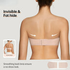 Sujetador Sin Tirantes Antideslizante Push-Up Sin Aros