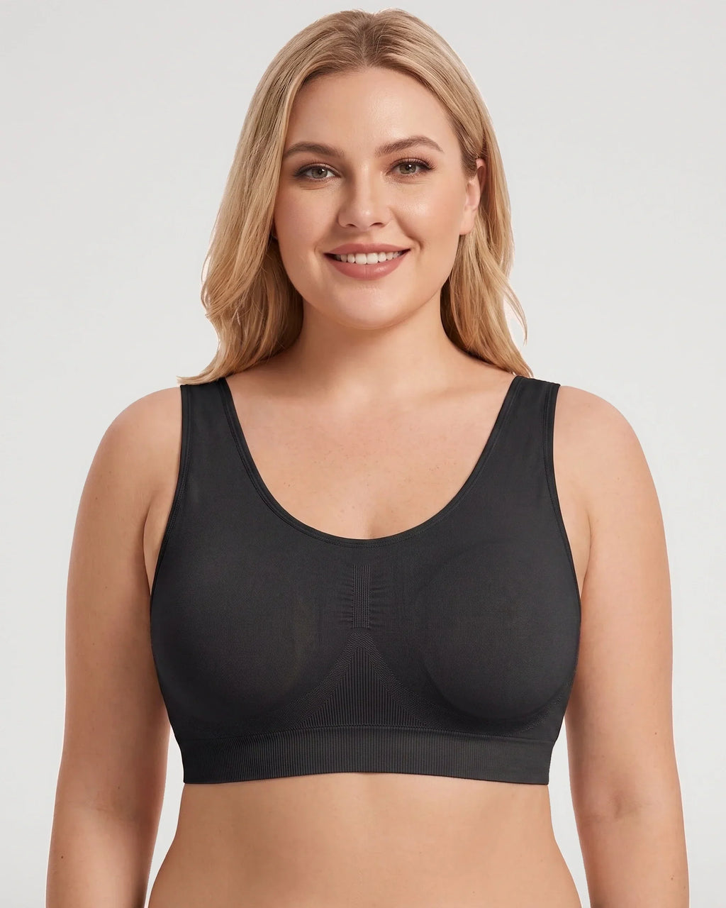 Sujetador Push-Up Sin Aros de Cobertura Completa con Espalda U