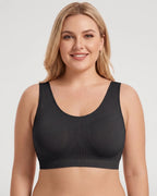 Sujetador Push-Up Sin Aros de Cobertura Completa con Espalda U