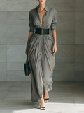 Zéphyrine | Vestido Largo Plisado