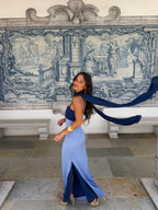 Vestido Zahara Azul
