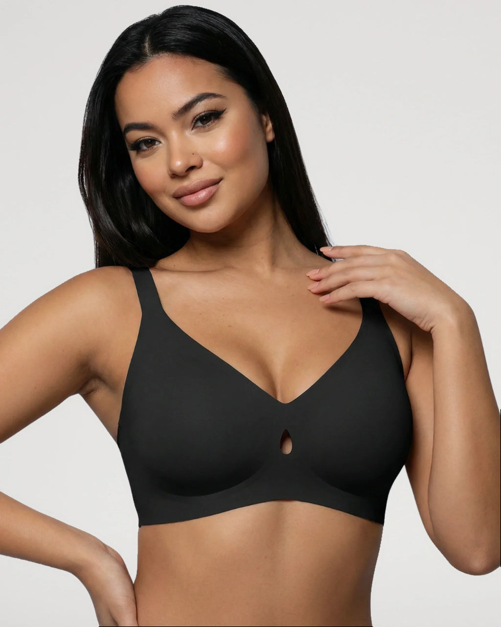 Sujetador Push-Up Escotado Sin Aros Efecto Gel