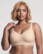Sujetador Push-Up Sin Aros de Cobertura Completa y Efecto Gel