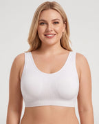 Sujetador Push-Up Sin Aros de Cobertura Completa con Espalda U