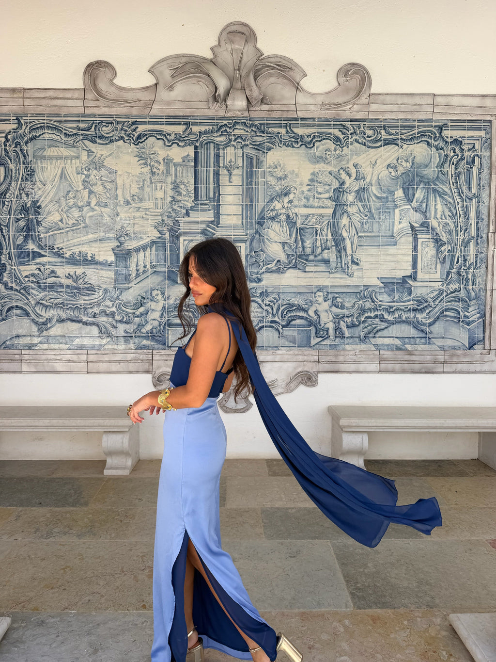 Vestido Zahara Azul