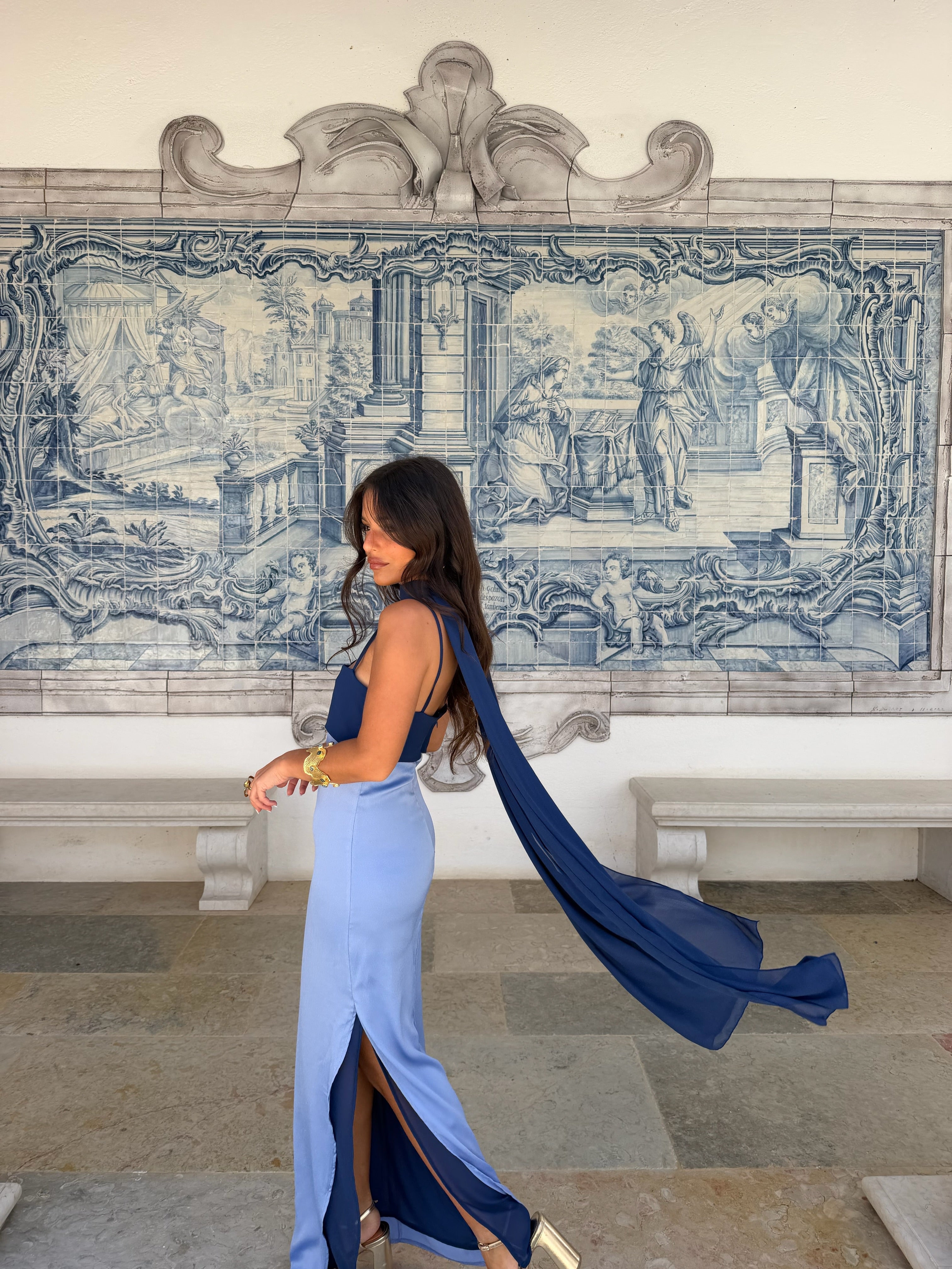 Vestido Zahara Azul