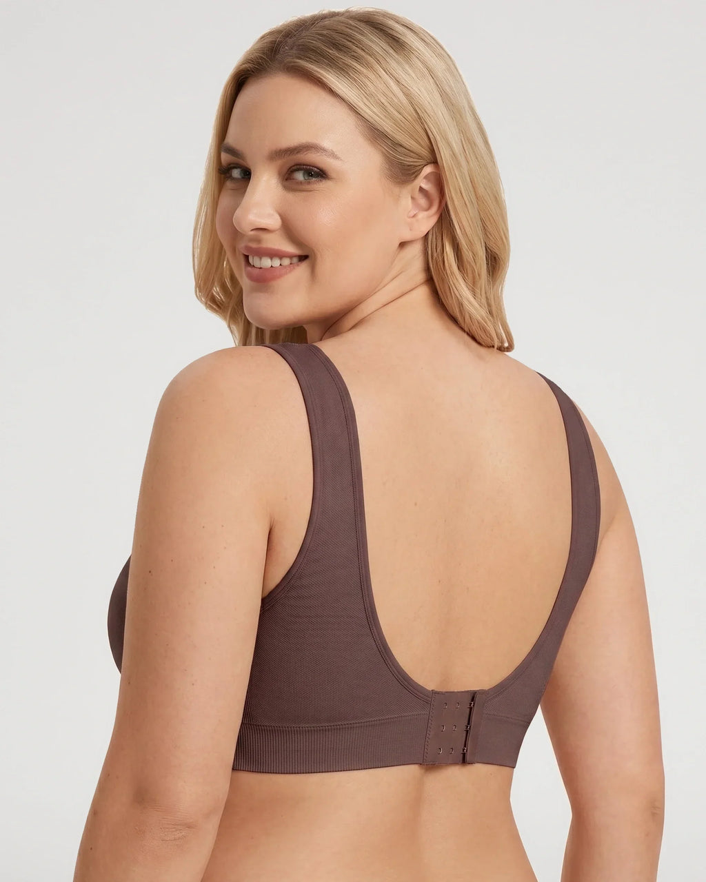 Sujetador Push-Up Sin Aros de Cobertura Completa con Espalda U