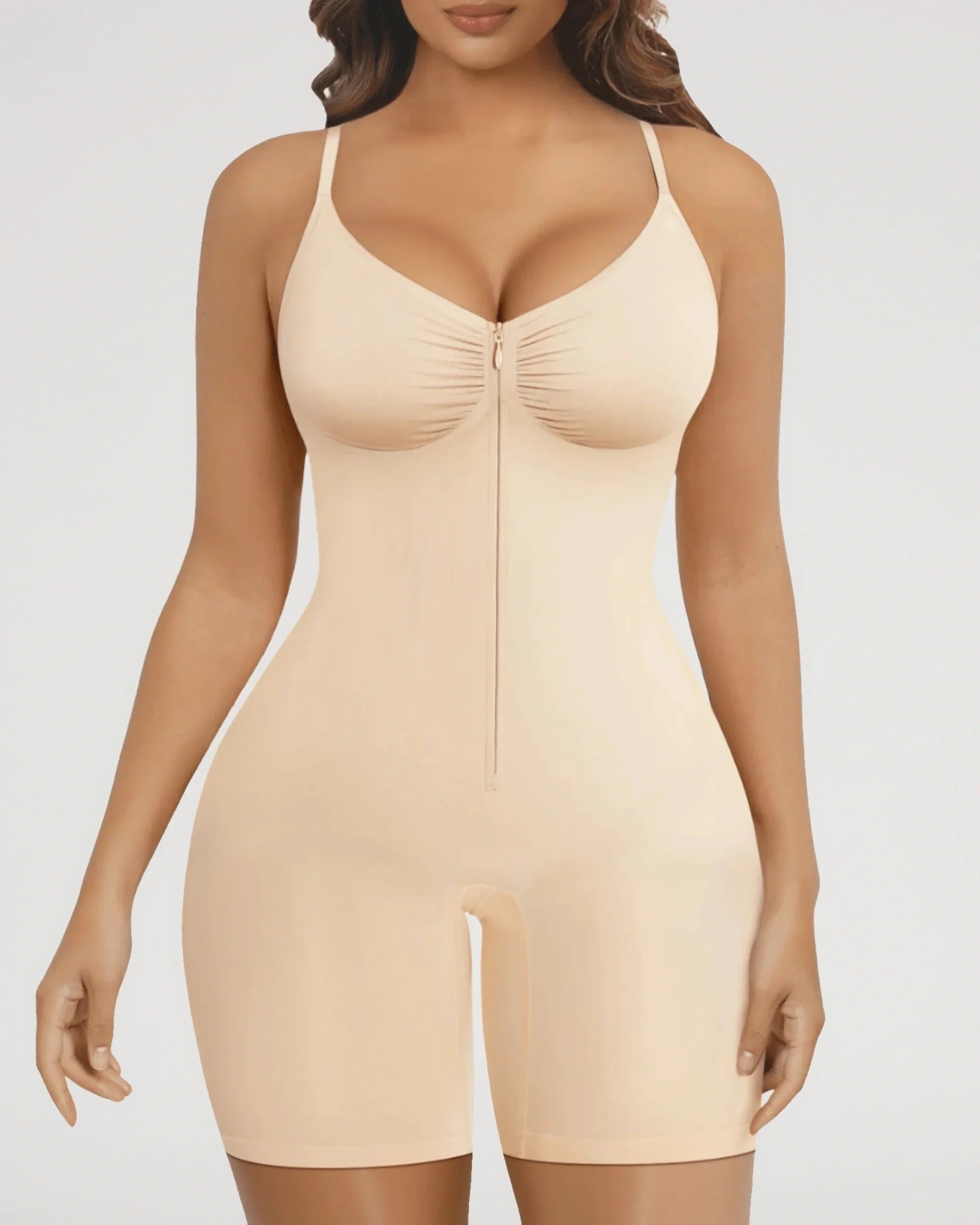 Body Moldeador Sin Costuras con Cremallera Frontal