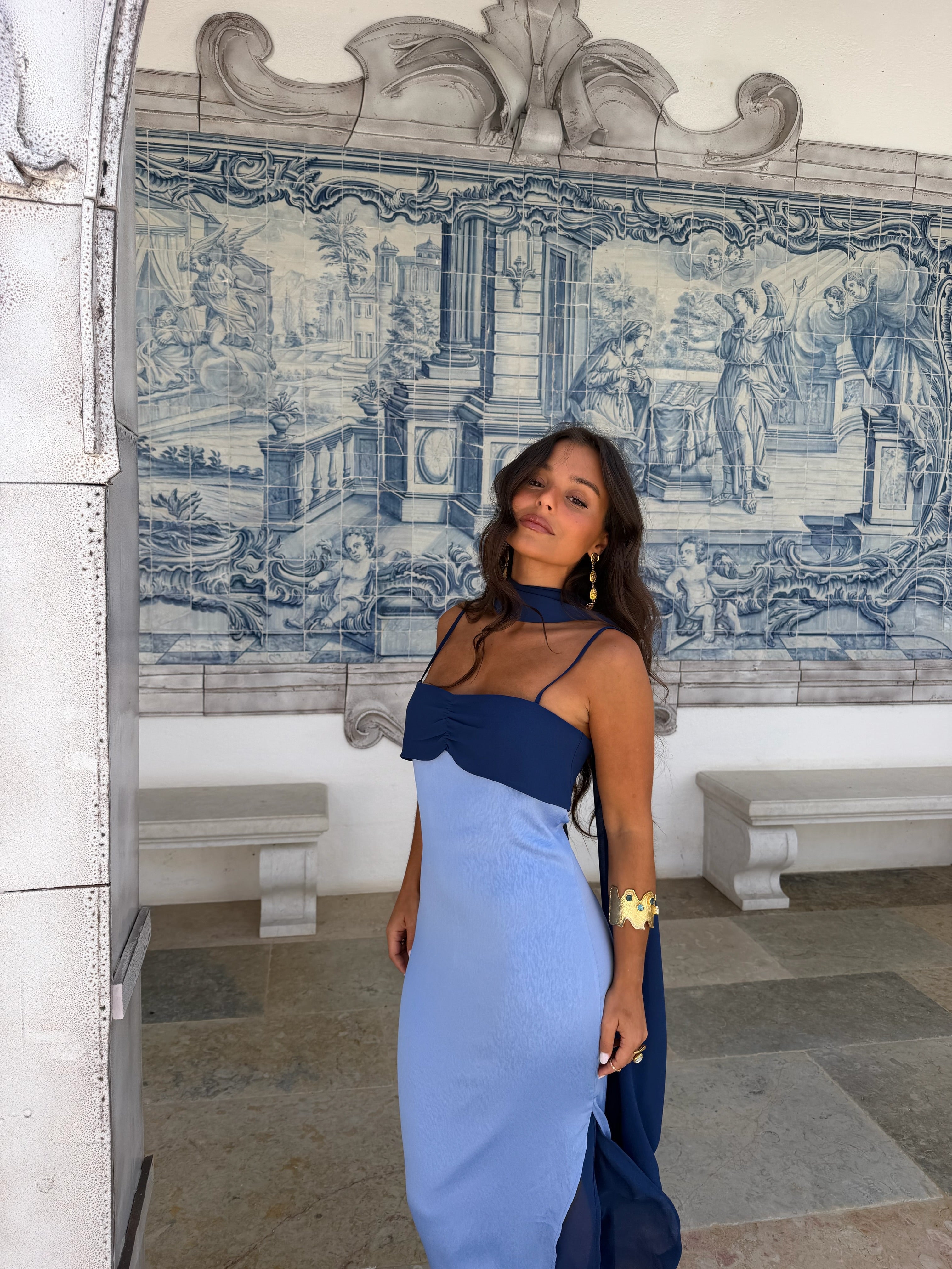 Vestido Zahara Azul