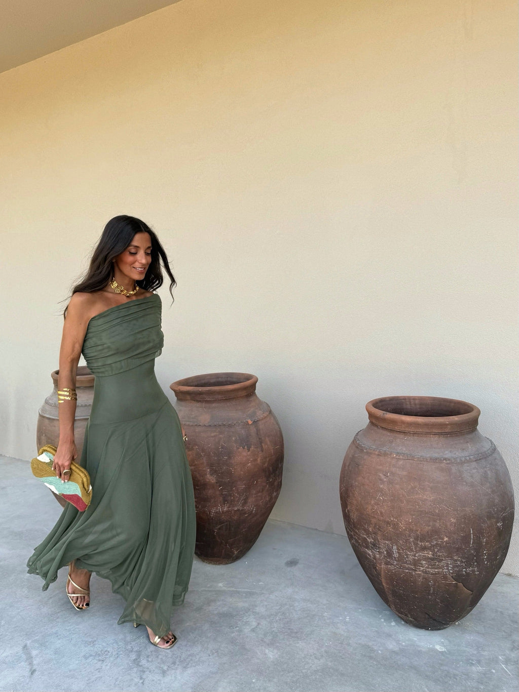Toledo Dress in Green