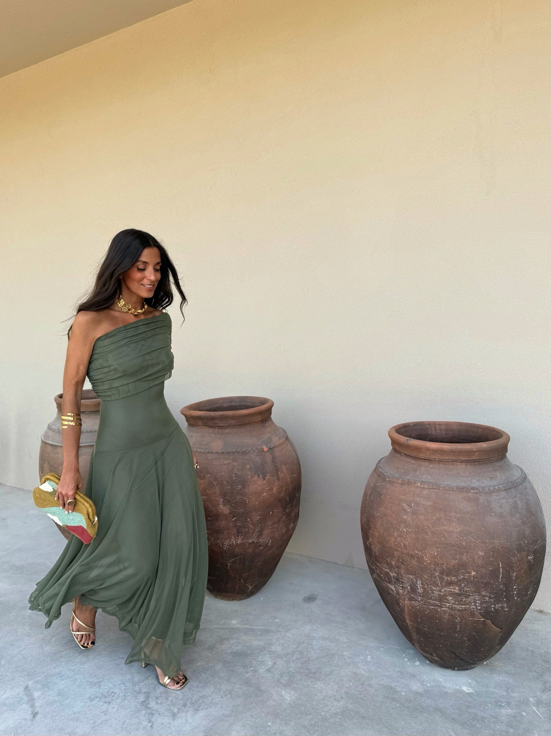 Toledo Dress in Green