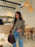 Blazer Verona Cuadros Taupe™