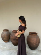 Toledo Dress in Brown