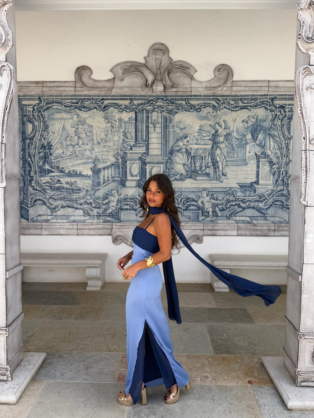Vestido Zahara Azul