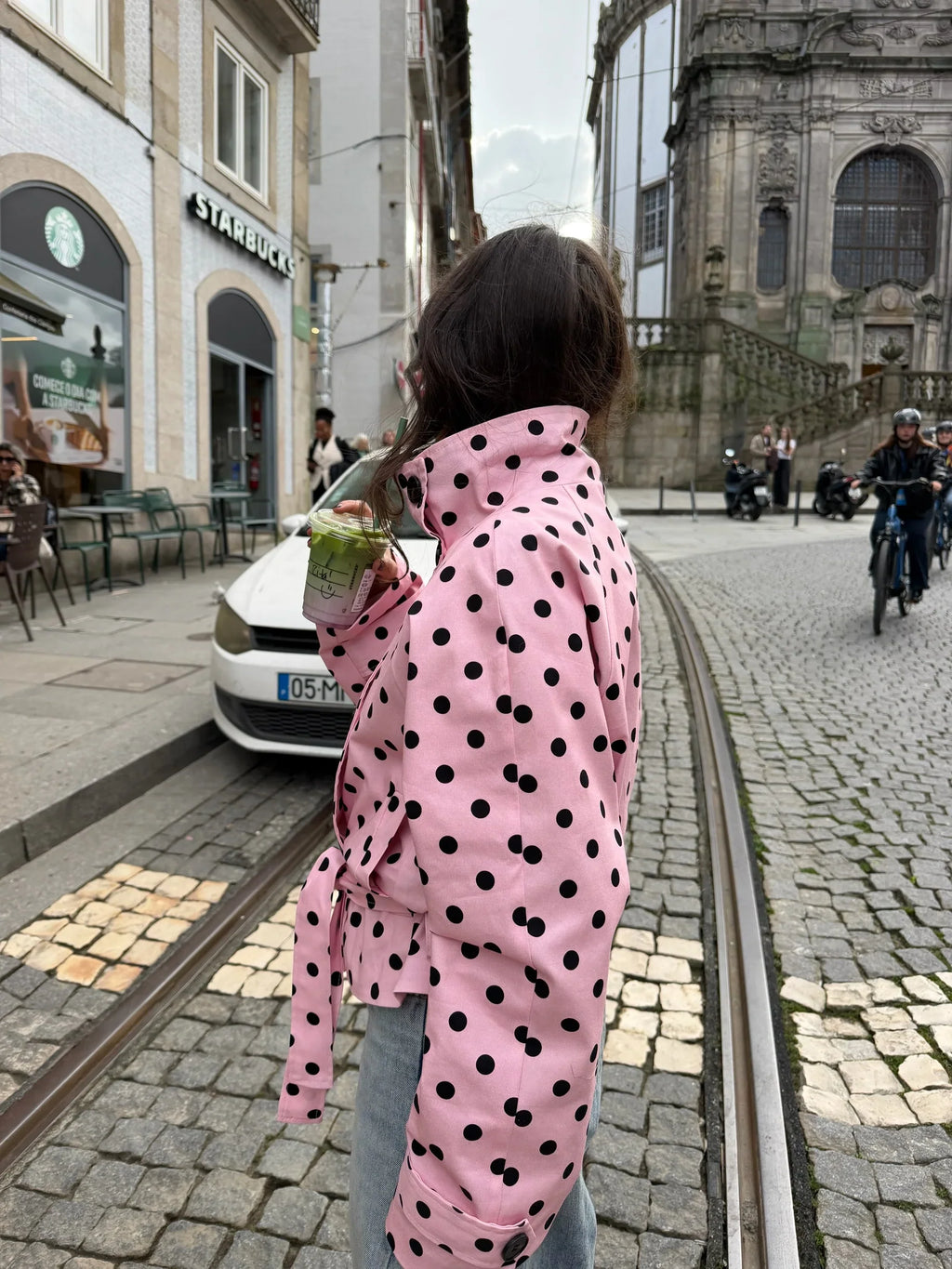 Trench Valentina Rosa de Lunares™