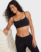 Bralette Sin Costuras Sin Relleno con Escote Redondo