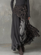 Martina | Vestido Maxi con Estampado Animal