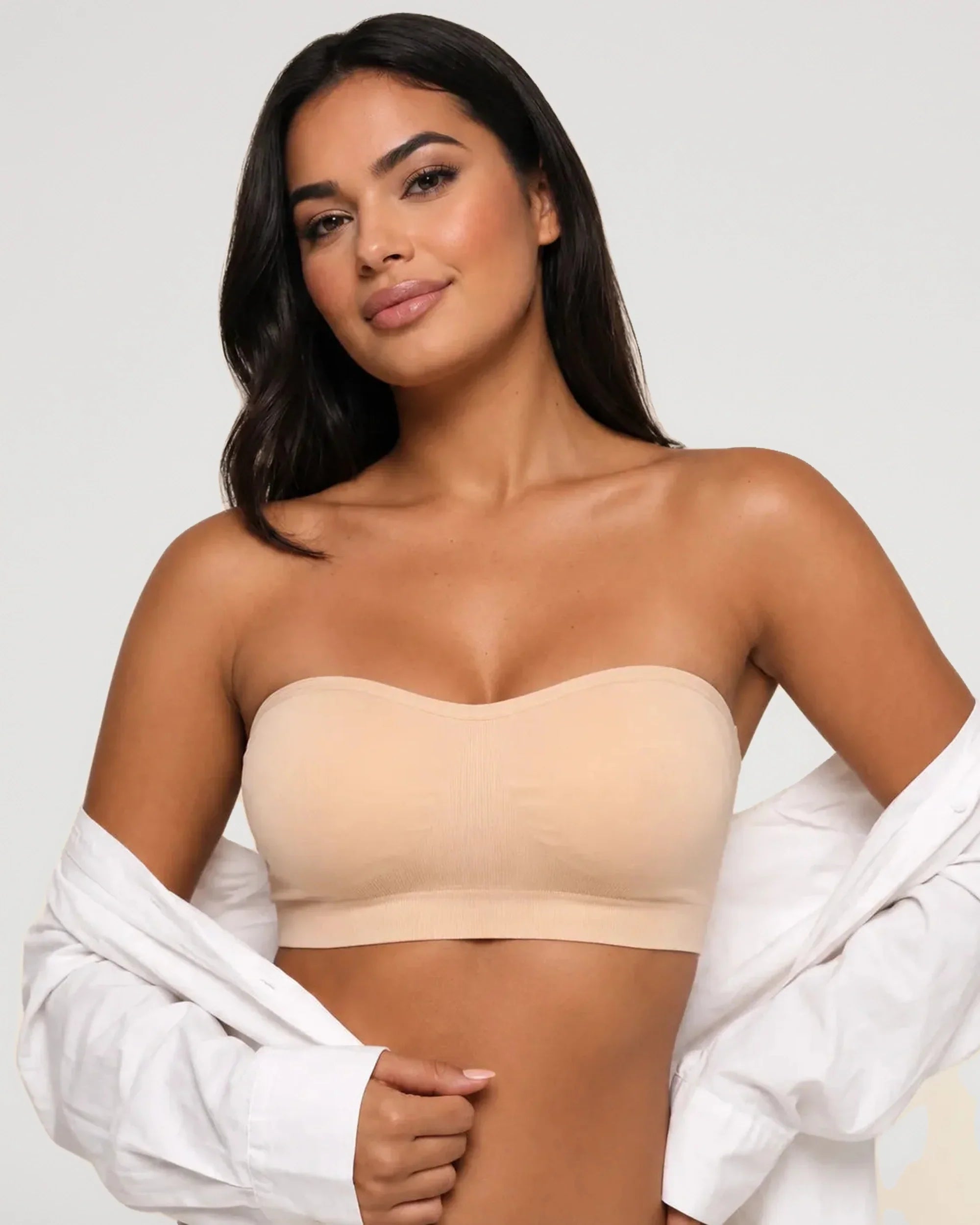 Sujetador Bandeau Sin Tirantes y Sin Aros