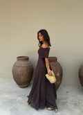 Toledo Dress in Brown