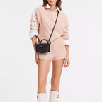 MINI BOLSO DE PIEL | ROSA