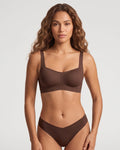 Conjunto Bralette Sin Costuras de Escote Cuadrado + Braguita