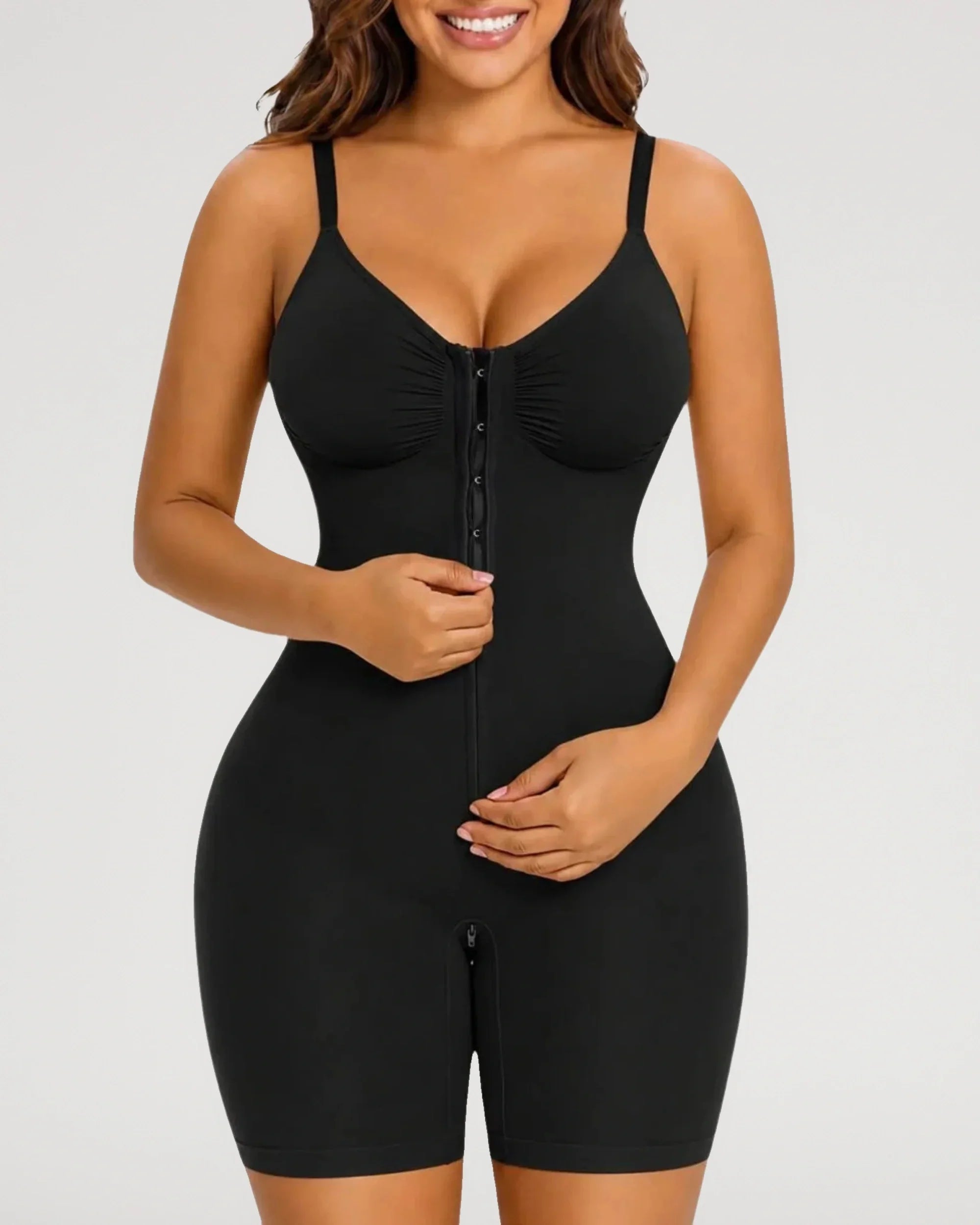 Body Moldeador Sin Costuras con Cremallera Frontal