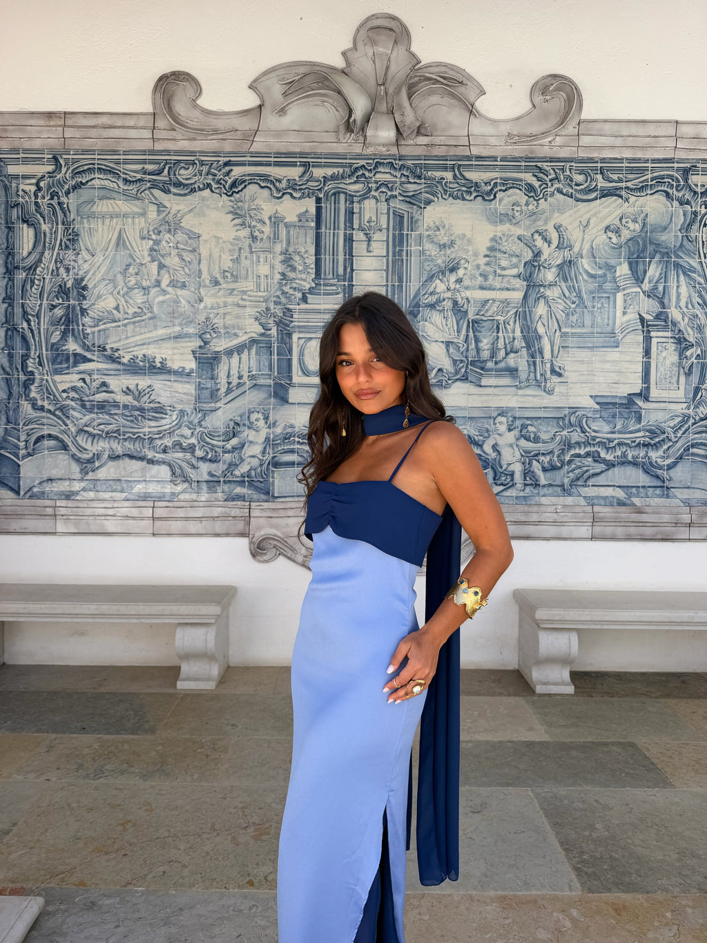 Vestido Zahara Azul