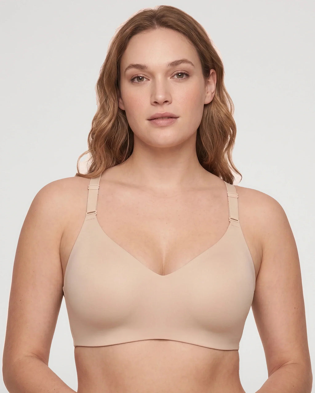 Bralette de Encaje con Escote V y Espalda Nadadora