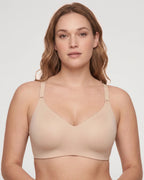 Bralette de Encaje con Escote V y Espalda Nadadora