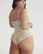 Body de Encaje Transpirable con Escote V