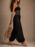 Yeisa | Mono Halter con Encaje Fluido