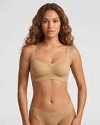 Conjunto Bralette Sin Costuras de Escote Cuadrado + Braguita