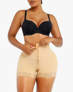 Short Moldeador de Encaje con Varillas y Control Abdominal