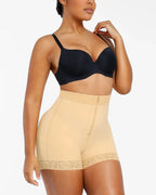 Short Moldeador de Encaje con Varillas y Control Abdominal