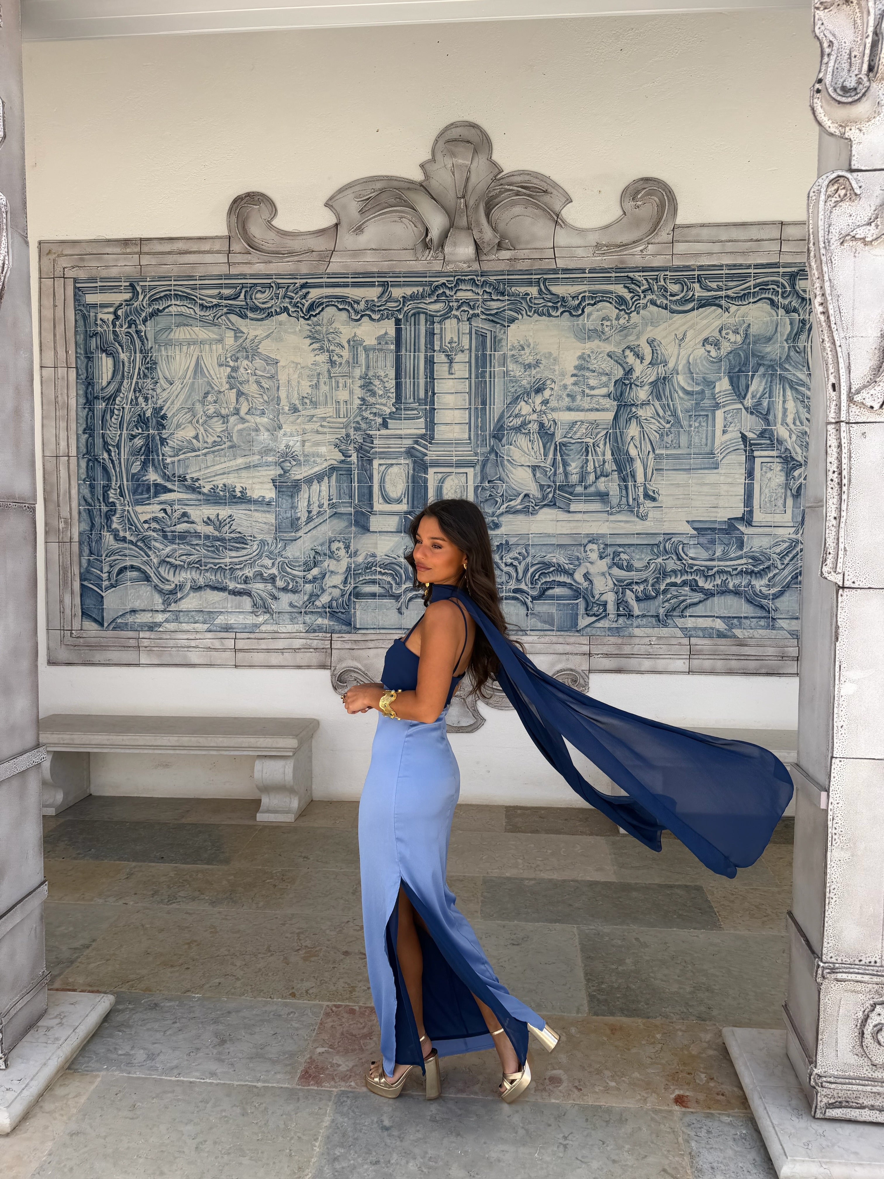 Vestido Zahara Azul