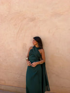 Noa | Vestido con Lazo y Cintura Alta