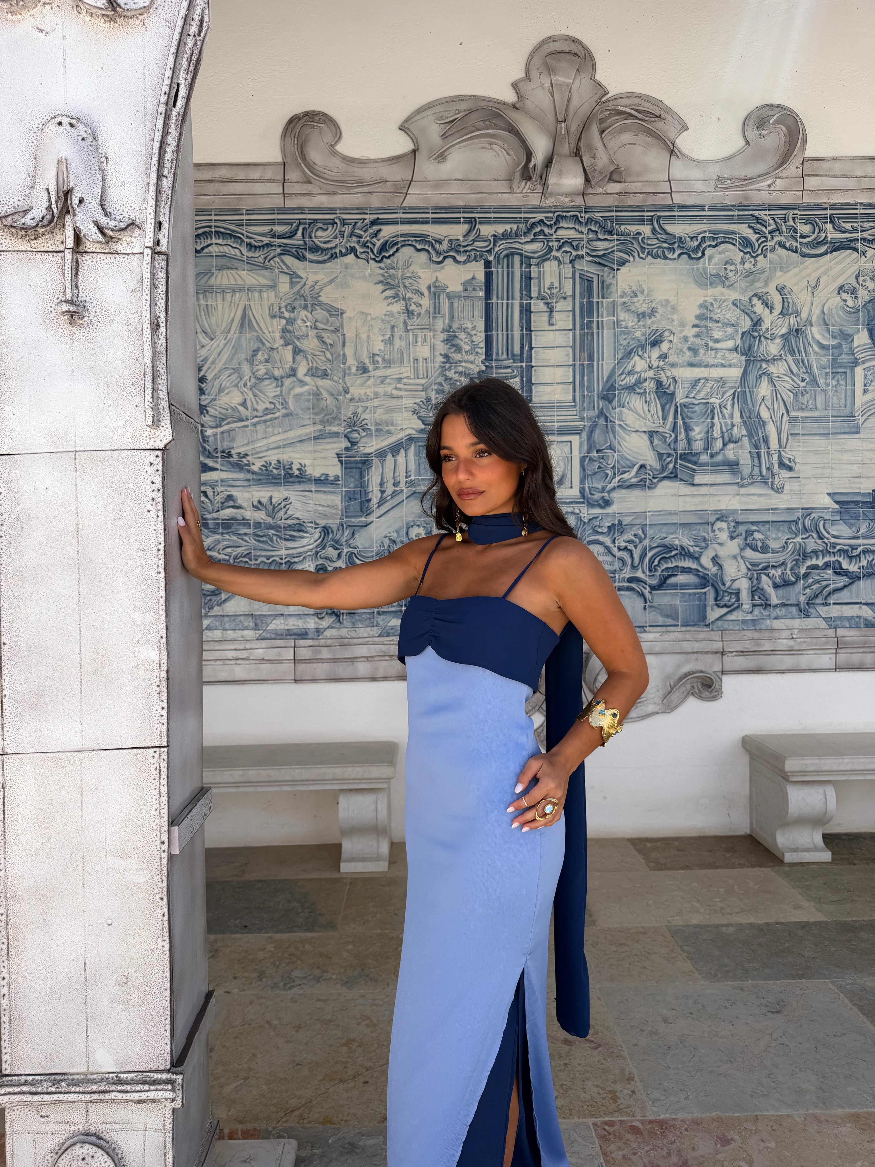 Vestido Zahara Azul