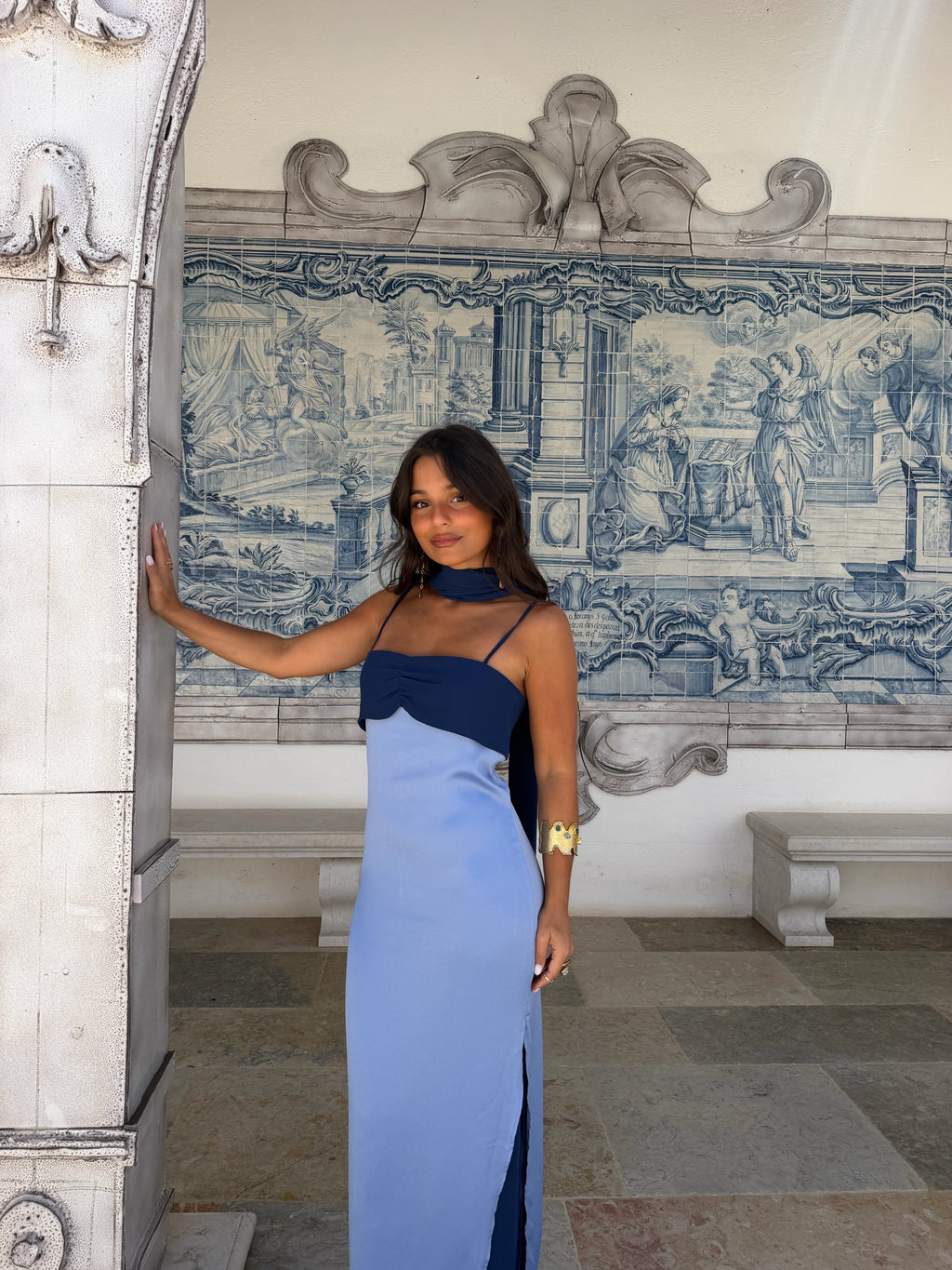 Vestido Zahara Azul