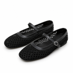 VALCENZA™ | Mules de Malla Transpirable con Hebilla