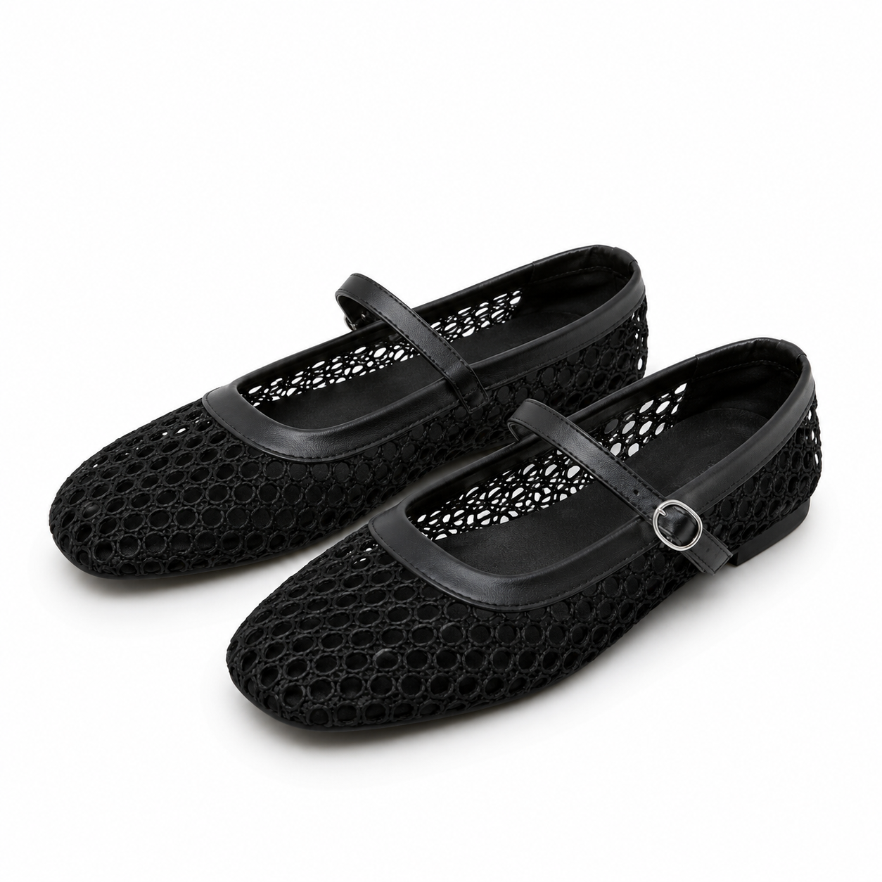 VALCENZA™ | Mules de Malla Transpirable con Hebilla