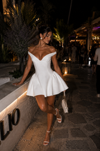 Marla™ | Minivestido color marfil