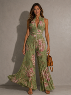 Talia | Mono Floral con Cremallera