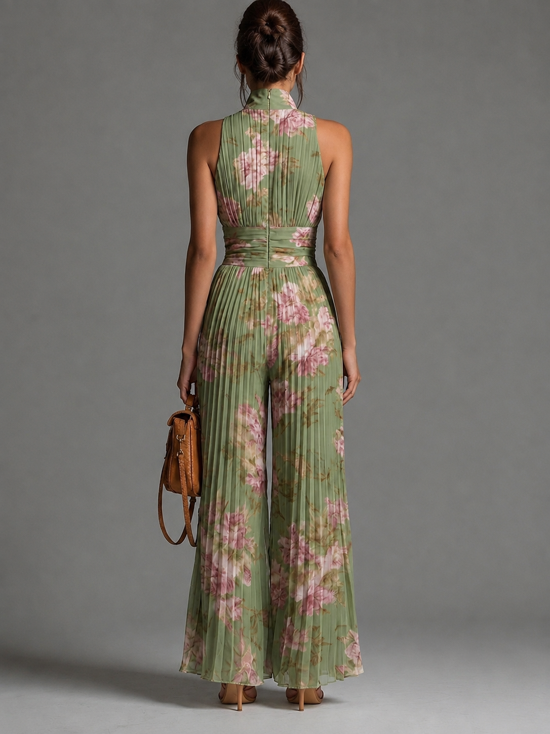 Talia | Floral Zip-Up Jumpsuit