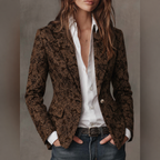 Estelle | Blazer Jacquard Cashmere Entallado