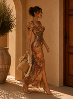 Vestido Jardín de Siena